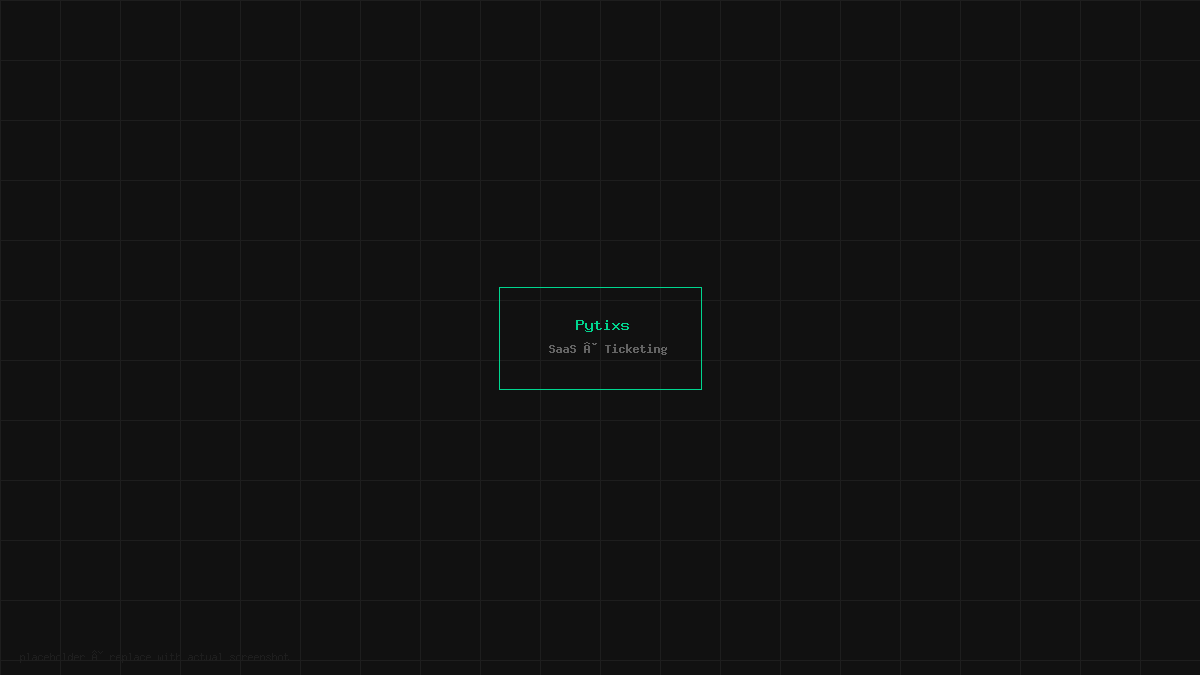 Pytixs: Event Ticketing Platform