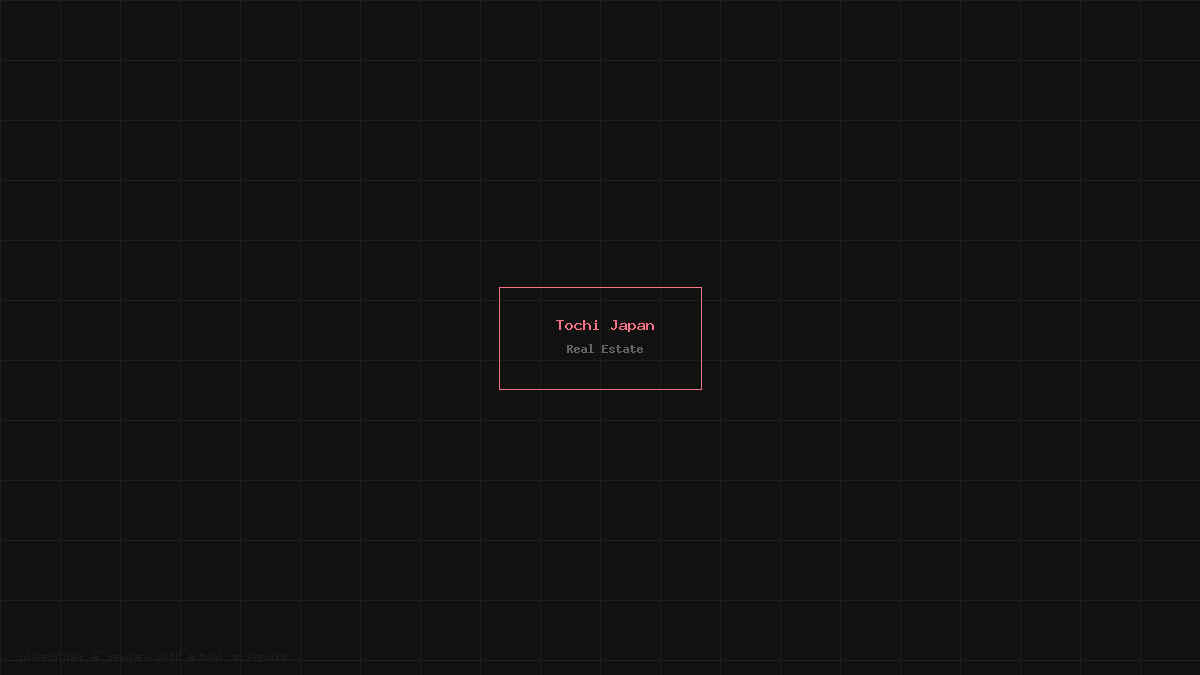 Tochi: Japanese Real Estate Platform
